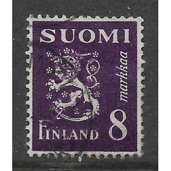 FINLAND 1930 LION 8M VIOLET SG 279d FINE USED#
