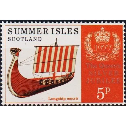 Summer Isles. 1977 5p Unmounted Mint