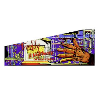 Freddy Nightmare on elm Street Art Atgames Legends Pinball Design Decal Atgames