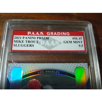 2021, Panini Prizm, Graded Gem Mint 9.5, MIKE TROUT, Sluggers, ,