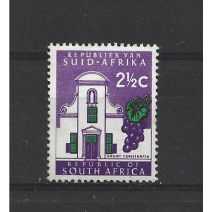 SouthAfrica.SG202 2 1/2c Groot Constantia.Variety Unchecked.Mounted Mint.Aug25