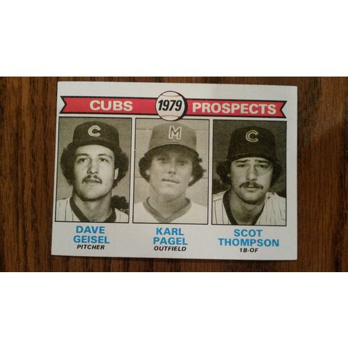 1979 Topps Card # 716 Chicago Cubs Prospects Very Good (3)