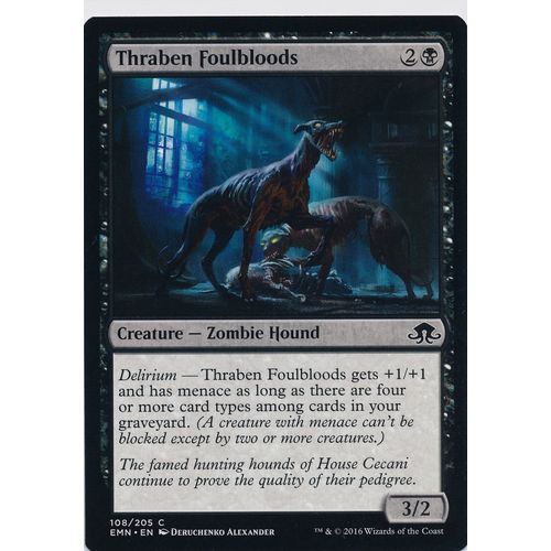Magic the Gathering MTG Eldritch Moon 108/205 Thraben Foulbloods