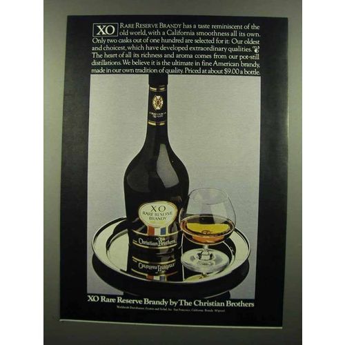 1974 Christian Brothers XO Rare Reserve Brandy Ad