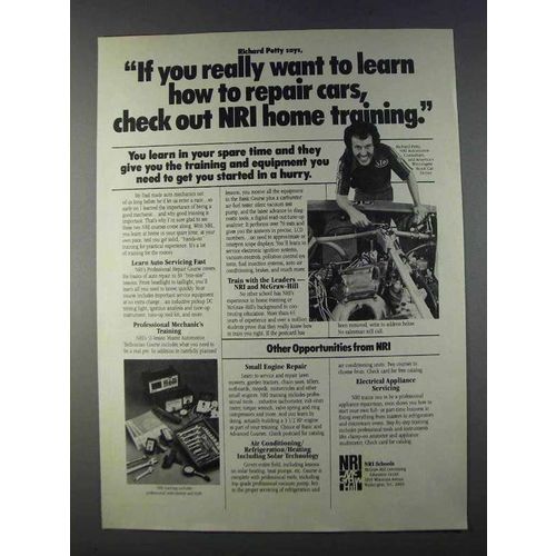 1980 NRI Home Training Ad - Richard Petty