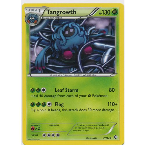 Pokemon XY Steam Siege 2/114 Tangrowth