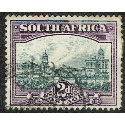 South Africa 1927 Definitive Issue 2d Grey and Maroon SG34 FU