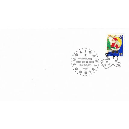 United States 2005 Christmas Holiday Cookies Set of 4 FDC unadressed VGC