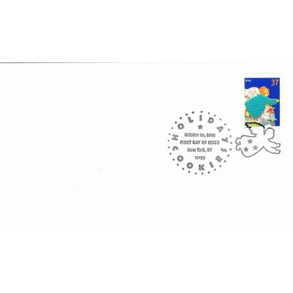 United States 2005 Christmas Holiday Cookies Set of 4 FDC unadressed VGC