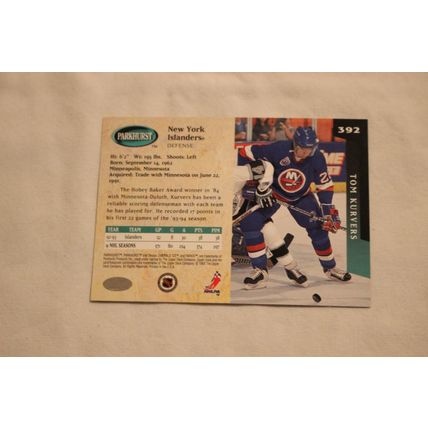 Tom Kurvers 1993/94 Parkhurst EMERALD ICE NO. 392