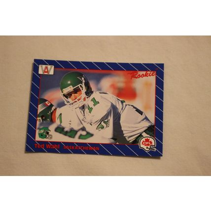 Ted Wahl 1991 AW Sport All-World CFL NO. 84