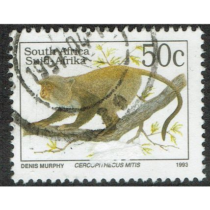 South Africa 1993 Endangered Fauna 50c Multicoloured SG810 FU