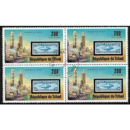 1977 SG 485 - cancelled - block of 4