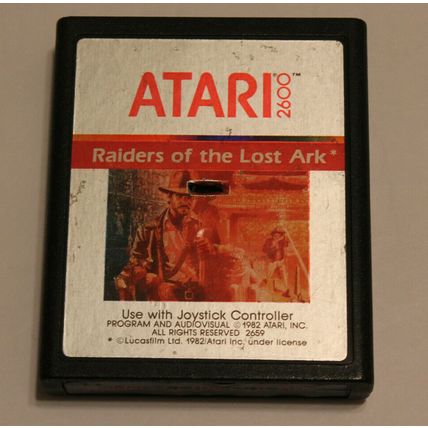 VTG Atari 2600 Game Raiders of the Lost Ark 1982 Cartridge Authentic 80s Gift
