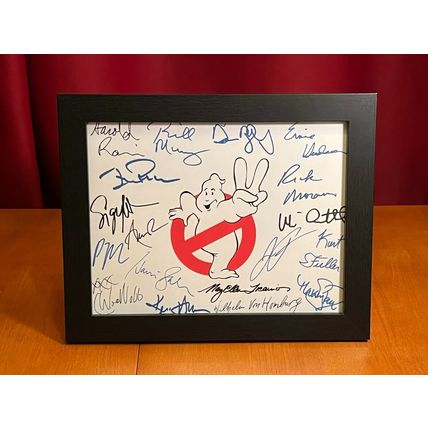 Ghostbusters II Logo Title Card Cast-Signed- 8.5x11- Autograph Reprints