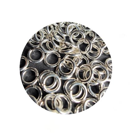 6mm - 925 Sterling Silver Twist Lock Open Jump Ring Jewellery Making/Repair C110