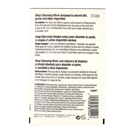HAIR CHEMIST CHARCOAL WITH CITRUS OIL DETOXIFYING HAIR TREATMENT MASK