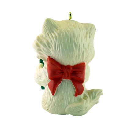 HALLMARK KEEPSAKE FRIENDSHIP KITTEN CHRISTMAS ORNAMENT 1990 (QX414-3)