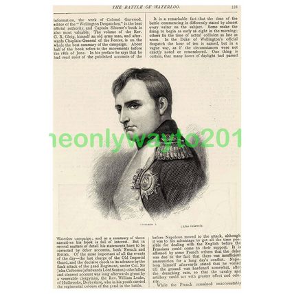 Napoleon I (Bonaparte), Book Illustration, c1890