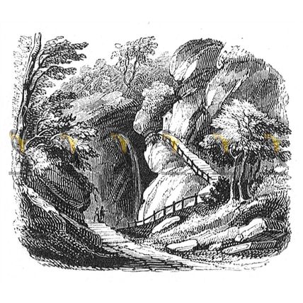 Chine Head, Isle Of Wight, England, 1840, MODERN REPRODUCTION