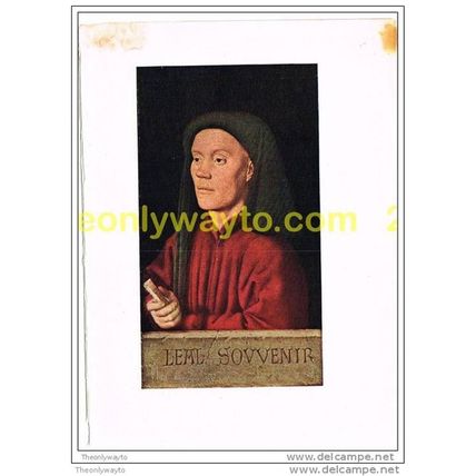 YOUNG MAN (TYMOTHEOS), c1432, JAN VAN EYCK, BOOK ILLUSTRATION c1920/30