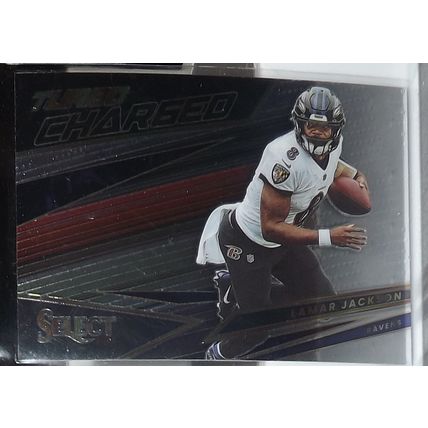 2022 Panini Select LAMAR JACKSON (Ravens) Turbo Charged #TUR-5
