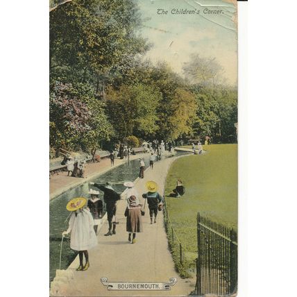 PC20779 The Childrens Corner. Bournemouth. 1911