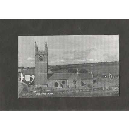 Postcard Cornwall Penzance St Germoe Church