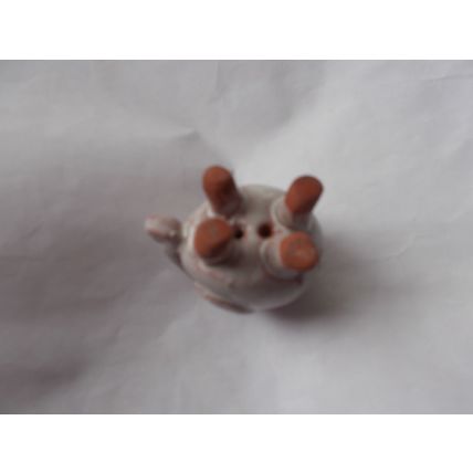 ELEPHANT / TERRACOTTA GLAZED UNUSUAL # # (23/05)