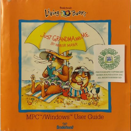 JUST GRANDMA AND ME by MERCER MAYER VINTAGE WINDOWS PC CD-ROM