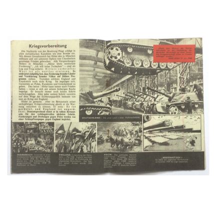 Original WW2 British Air Drop Booklet. - Code G.13. - 1944. - Rare.