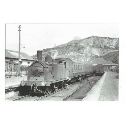 Engine no 55263 Bound For Oban at Ballachulish, c1959, Postcard.