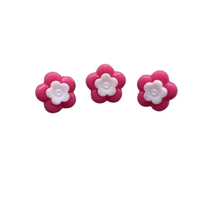 14mm Acrylic Pink Shank Buttons Baby Cardigan Knitting Crochet Sewing Crafts