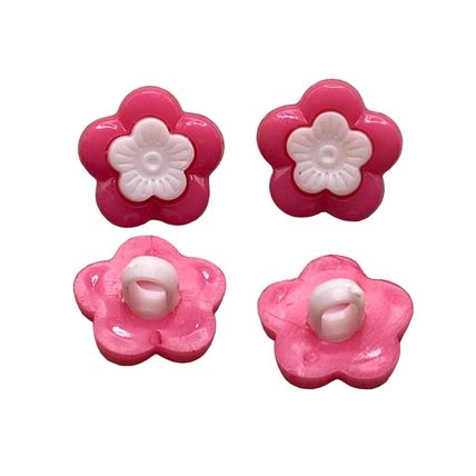 14mm Acrylic Pink Shank Buttons Baby Cardigan Knitting Crochet Sewing Crafts