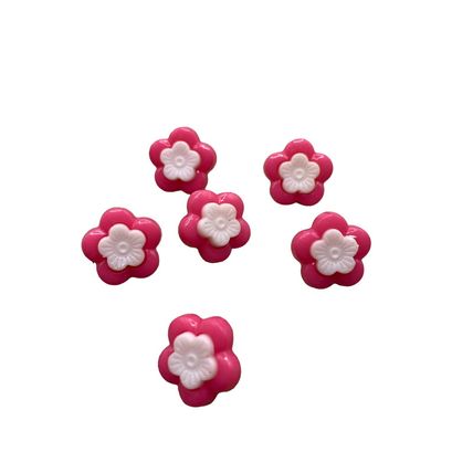 14mm Acrylic Pink Shank Buttons Baby Cardigan Knitting Crochet Sewing Crafts