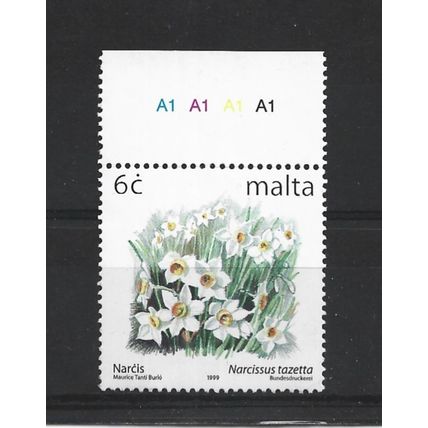 Malta.SG1139 6c French Daffodil.Mounted Mint.May25