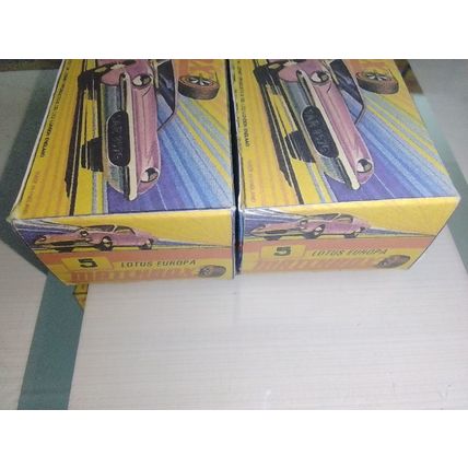 Matchbox Superfast No5 - Lotus Europa - Pink - Replica Box