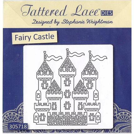Tattered Lace. Fairy Castle Die. Die Cutting Cardmaking Scrapbooking Crafts