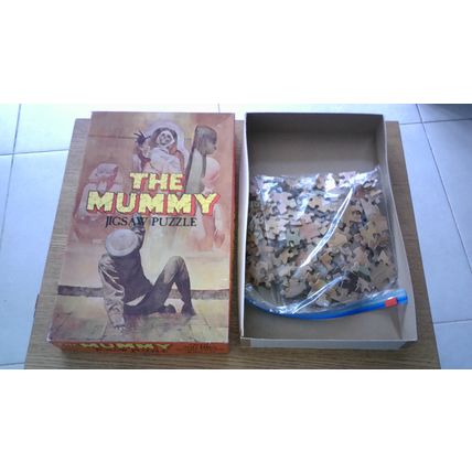 THE MUMMY Jigsaw Puzzle (200 Piece - 4 MISSING)American Puzzle Co (1974) VINTAGE