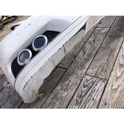2010-2013 Mercedes Benz E350 Front Bumper + Fog Lights OEM White Local Pickup