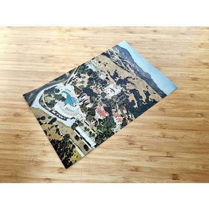 1966 Hearst Castle, California San Simeon Aerial View, Magazine Photo Print