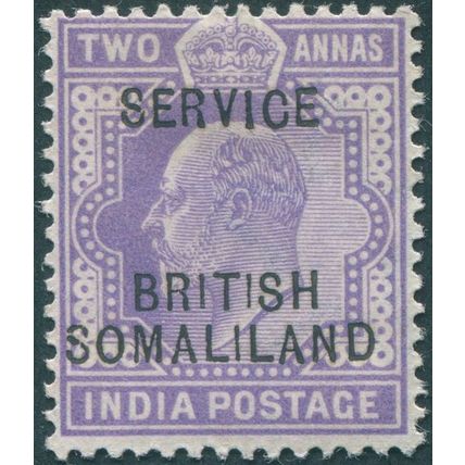 Somaliland Protectorate 1903 2a violet Official SGO8 unused