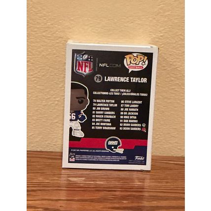 Funko Pop! Lawrence Taylor #79 Signed Beckett Limited Figure (With Protector)