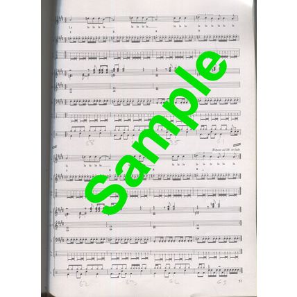 The 80's Rock Score Music Paperback