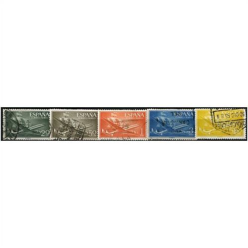 1955/1956 5 different values - #259 fine used (o)