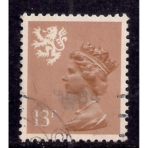 Great Britain 1984 Scotland 13p Pale Chestnut Used SG S39 Sc SMH21 postage stamp