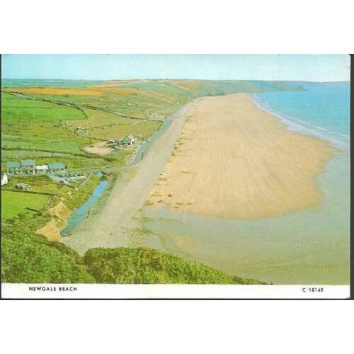 Newgale, Pembrokeshire - beach - Judges postcard c.1970s