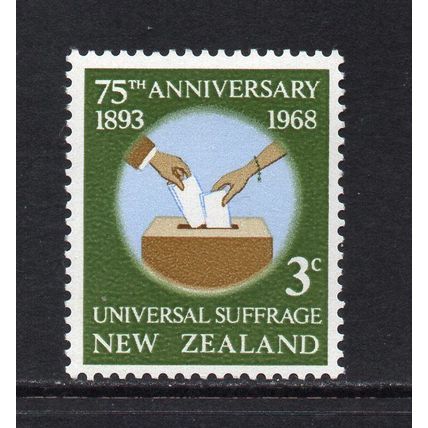 New Zealand - 1968 - 75th Anniv. of Universal Suffrage (sg890) Mint Hinged