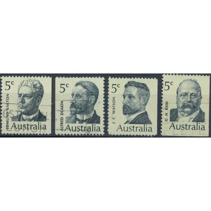 Famous Australians - Australia 1969 - F H - SG 446/9 (B)
