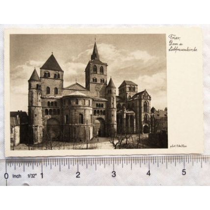 vintage postcard Trier Dom und Liebfrauenkirche